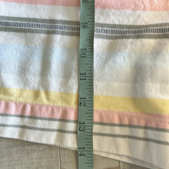 TOMMY HILFIGER MULTICOLOR STRIPES, FLAT HIGH WAIST, POCKET SHORTS SIZE 10 - Picture 10 of 13